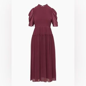 Wilfred Parlour Dress - Size 8 (Spiced Burgundy)
